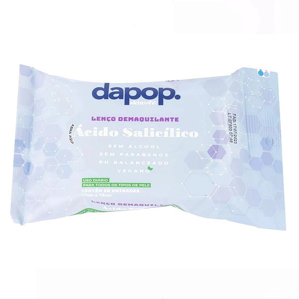 Dapop - Lenço Demaquilante Acido Salicilico DP2227