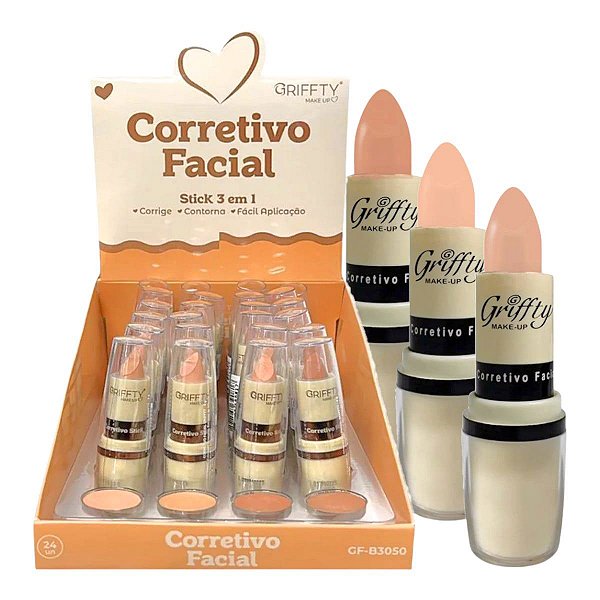 Griffty - Corretivo Facial Stick GFB3050 - 24 Und