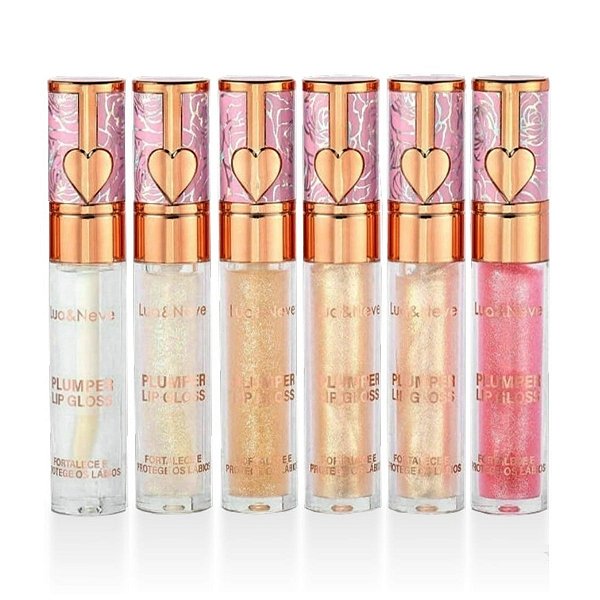 Lua e Neve - Lip Gloss Plumper Glitter LN14009 - 6 Und