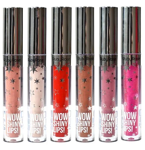 Ruby Rose - Gloss Wow Shiny Lips  HB8218 - 02 ( 06 Unidades )