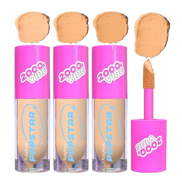 Ruby Rose - Corretivo Liquido Popstar Medios M603 G2 - 3 Und