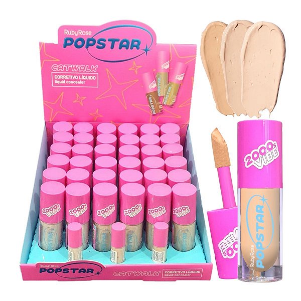 Ruby Rose - Corretivo Liquido Popstar Claros M603 G1 - 36 Un