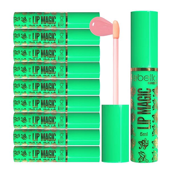 Febella - Lip Magic Borboleta Verde BM40131 - 12 Und