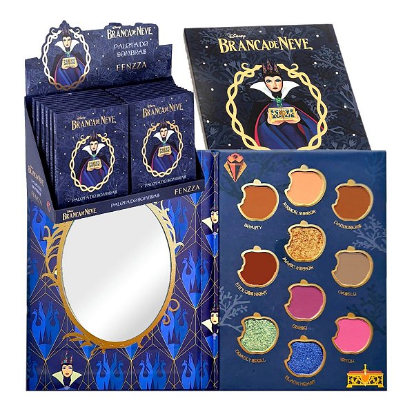 Fenzza - Paleta de Sombras Disney Rainha Ma DIS233 - 12 Und
