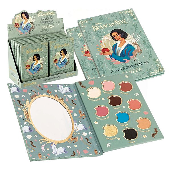 Fenzza - Paleta de Sombras Branca de Neve DIS225 - 12 Und