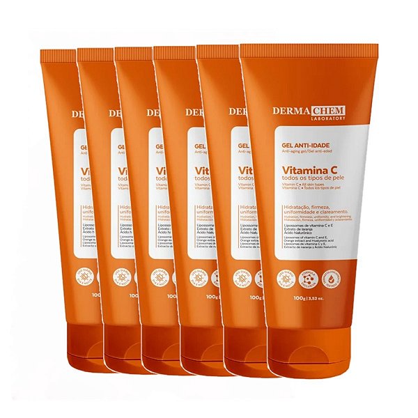 Dermachem - Gel Anti-idade Vitamina C - 08712 - 6 Unid