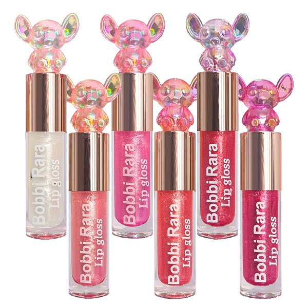 Bobbi rara - Lip Gloss Fofo com Brilho BRB091 - 06 Unid