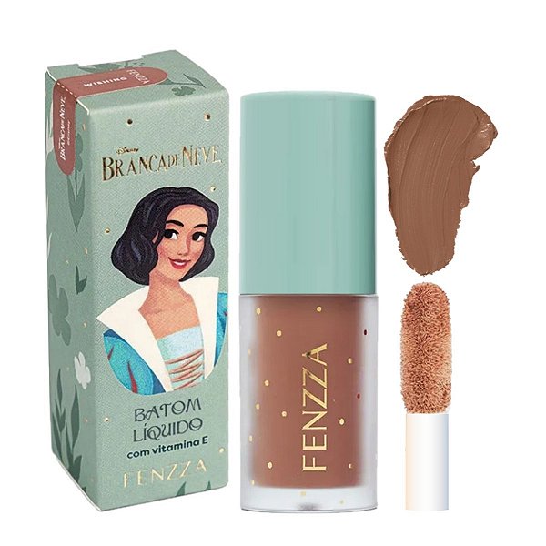 Fenzza - Batom Liquido Branca de Neve DIS221 - WISHING