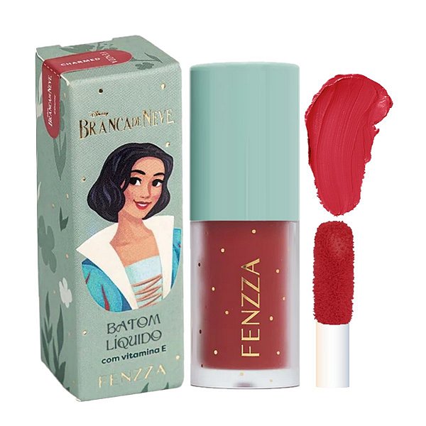 Fenzza - Batom Liquido Branca de Neve DIS221 - ENCHANTED