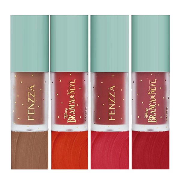 Fenzza - Batom Liquido Branca de Neve DIS221 - 4 Und