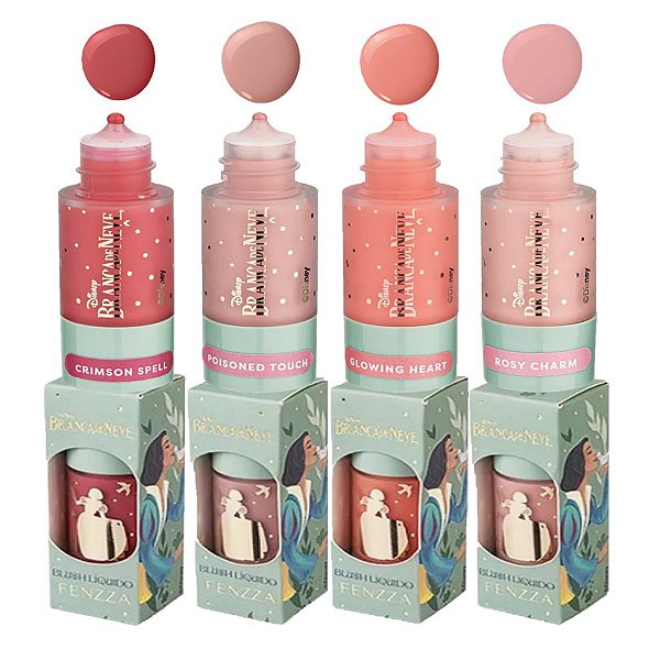 Fenzza - Blush Liquido Branca de Neve DIS220 - 4 Und