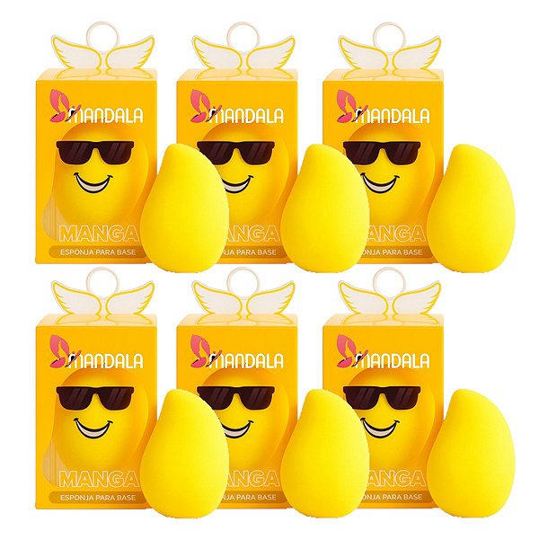 Mandala - Esponja de Maquiagem Manga MM121 - 12Unid