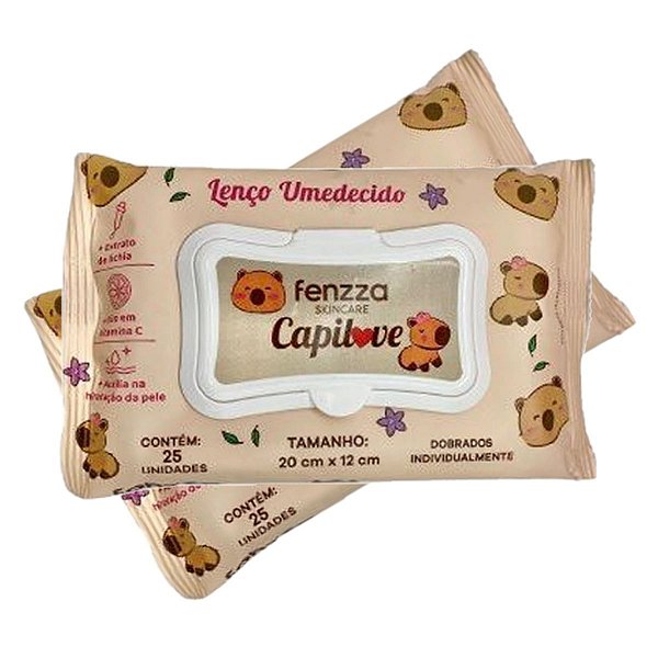 Fenzza - Lenço Demaquilante Capilove Capivara FZ53013