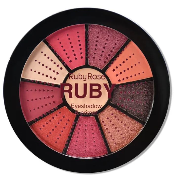 Ruby Rose - Paleta de 9 Sombras e Primer HB9986 - Ruby (12 Unidades )