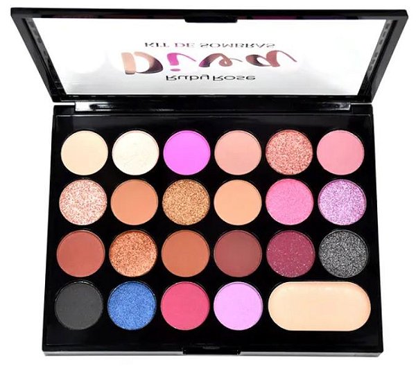 Ruby Rose - Paleta de Sombras 22 Cores e Primer DIVA Ruby Rose HB1005