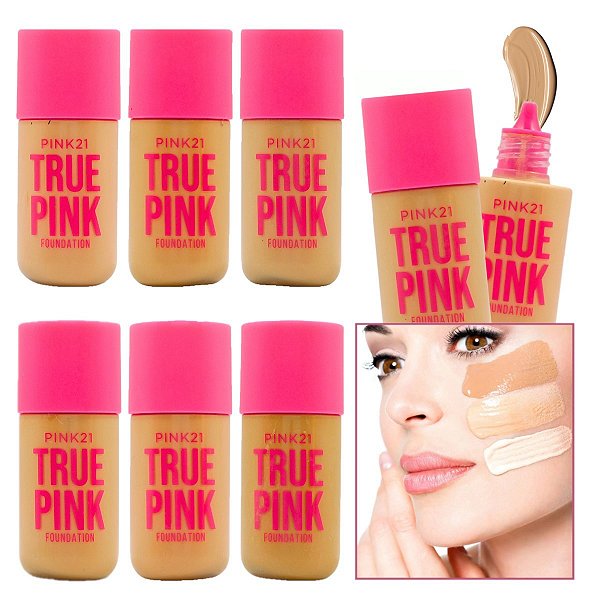Pink 21 - Base Facial Soft Matte True Pink CS5968 - 6 Und