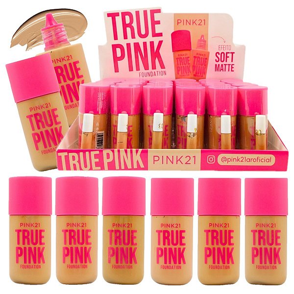 Pink 21 - Base Facial Soft Matte True Pink CS5968 - 24 Und