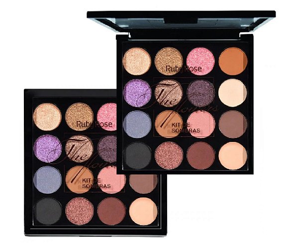 Ruby Rose - Paleta De Sombras 15 Cores The Flower   HB1018