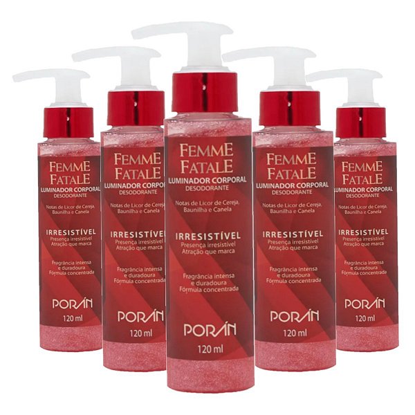 Poran - Iluminador Corporal Femme Irresistível PR382 - 6 Und