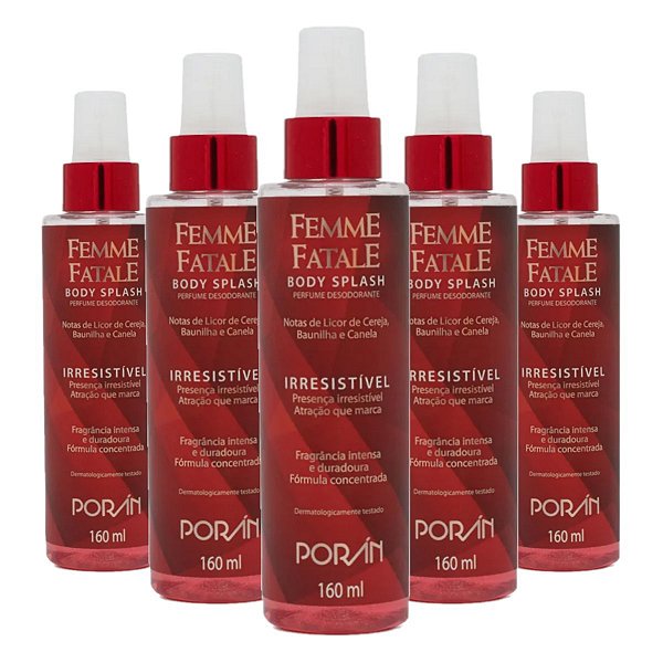 Poran - Body Splash Femme Fatale Irresistivel PR381 - 6 Und