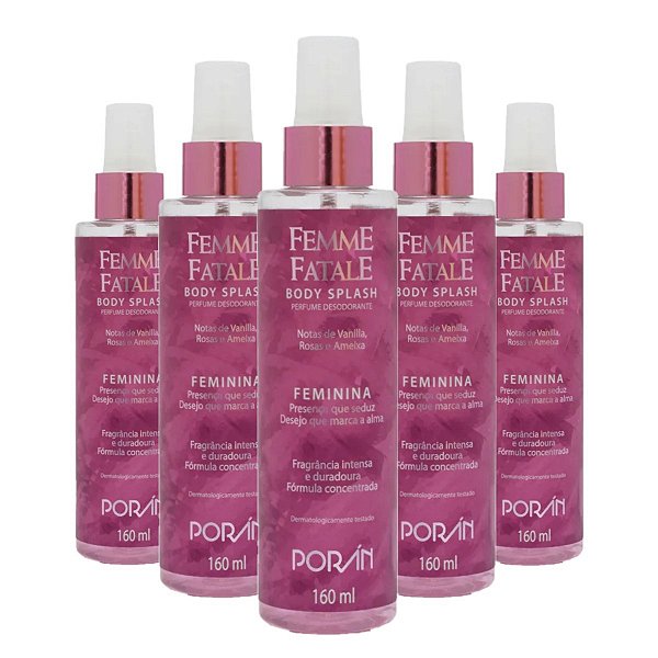 Poran - Body Splash Femme Fatale Feminina PR401 - 6 Und