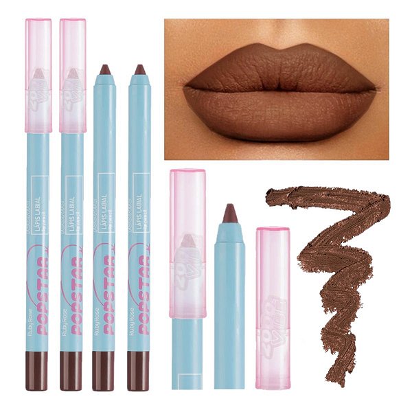 Ruby Rose - Lapis Labial Popstar L6700 Comeback - 6 Und