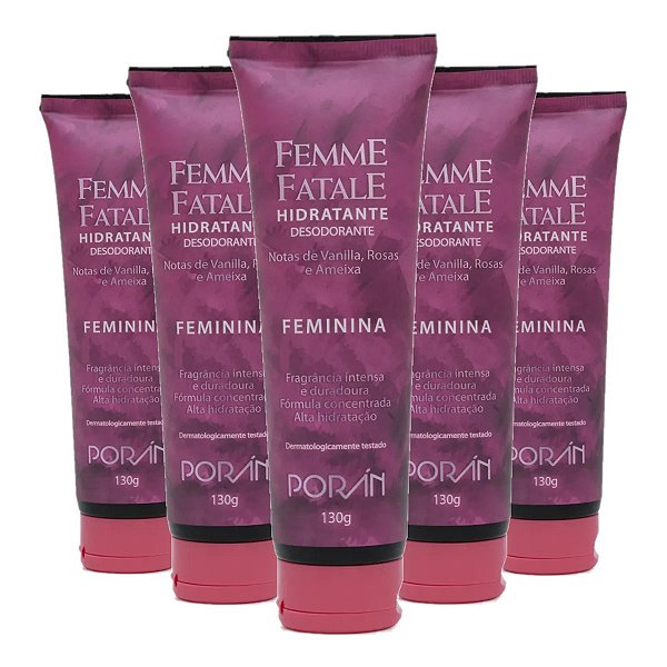 Poran - Hidratante Femme Fatale Feminina PR400 - 6 Und