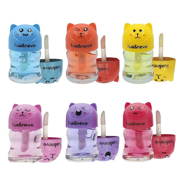 Lua e Neve - Lip Gloss Gatinho LN02268 - 12 Und