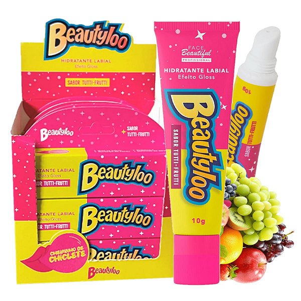 Face Beautiful - Lip Balm Beautyloo Tutti Frutti FB466 - 12 Und
