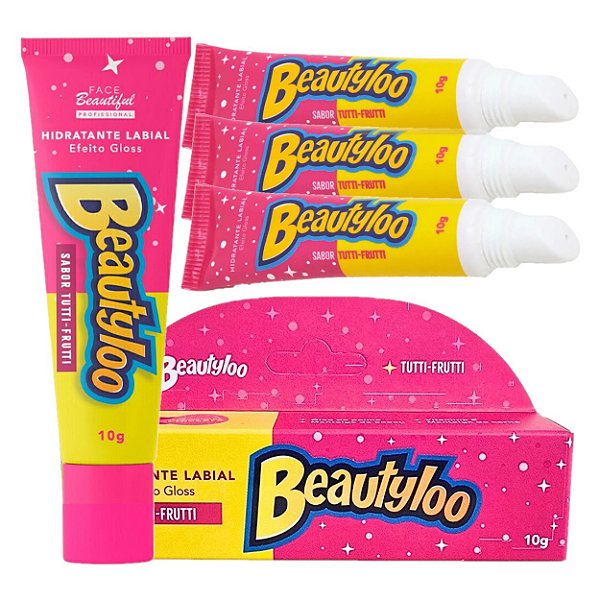 Face Beautiful - Lip Balm Beautyloo Tutti Frutti FB466 - 6 Und