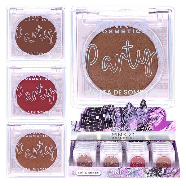 Pink 21 - Paleta de Sombra Party CS4290 B - 24 Und