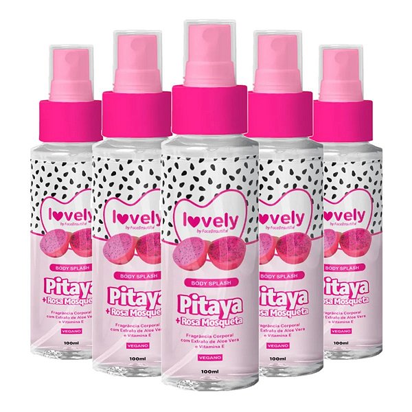 Face Beautiful - Body Splash Pitaya Vegano FB527 - 12 Und