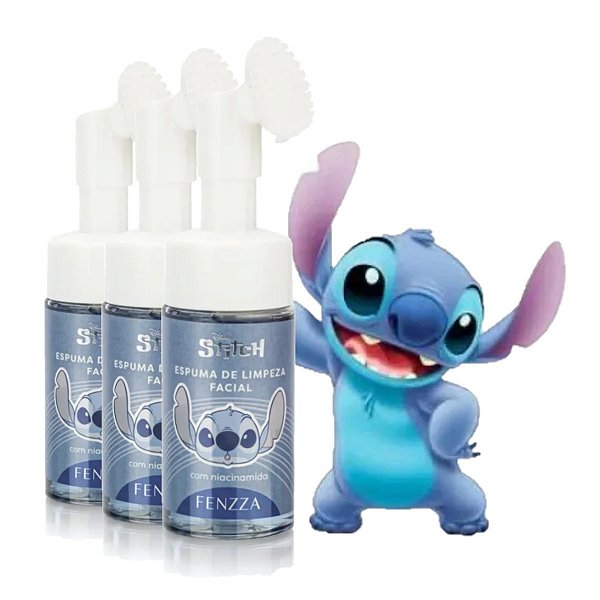 Fenzza - Espuma de Limpeza Facial STITCH Disney - 6 Und