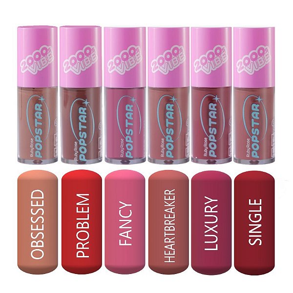 Ruby Rose - Gloss Tint Glam Girl Popstar L6603 - 6 Und
