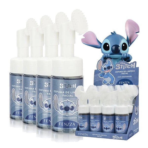 Fenzza - Espuma de Limpeza Facial STITCH Disney - 12 Und