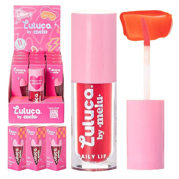 Ruby Rose - Lip Tint Luluca Melu L6604 Coral Heat - 12 Und
