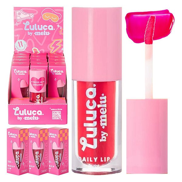 Ruby Rose - Lip Tint Luluca Melu L6604 Sweet Rosy - 12 Und