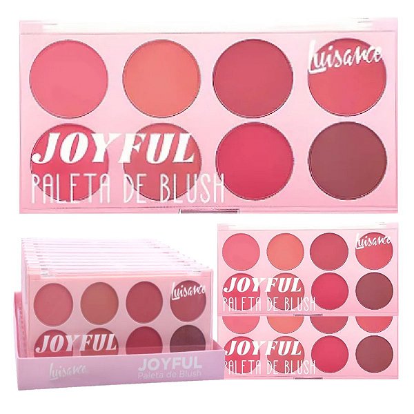 Luisance - Paleta de Blush Joyful 8 tons L3237 - 12 Und