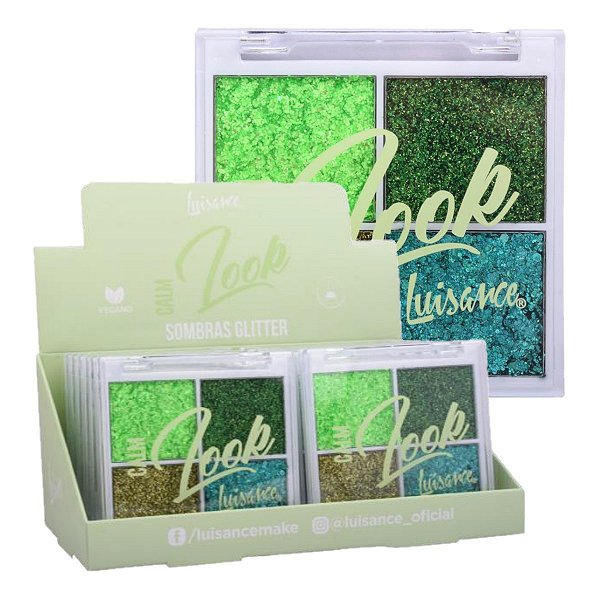 Luisance - Paleta de Sombras Glitter Look L3278 CALM - 12 Un