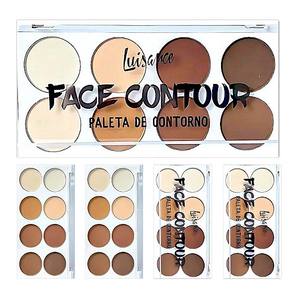 Luisance - Paleta de Contorno Face 8 tons L3239 - 6 Und