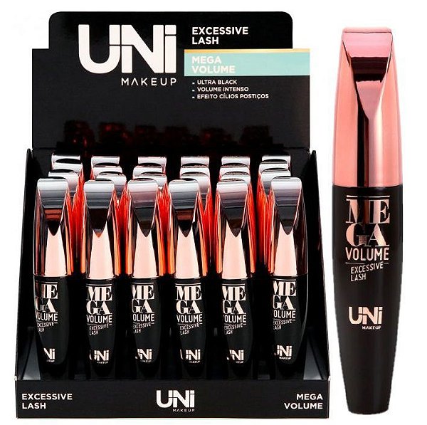 Uni Makeup - Mascara de Cilios Mega Volume UN106DS - 24 Und