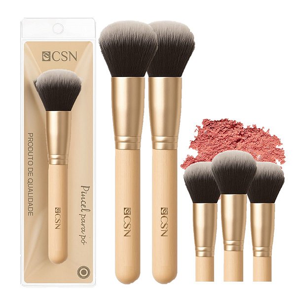 CSN - Pincel para Po Arredondado CP42D - 6 und