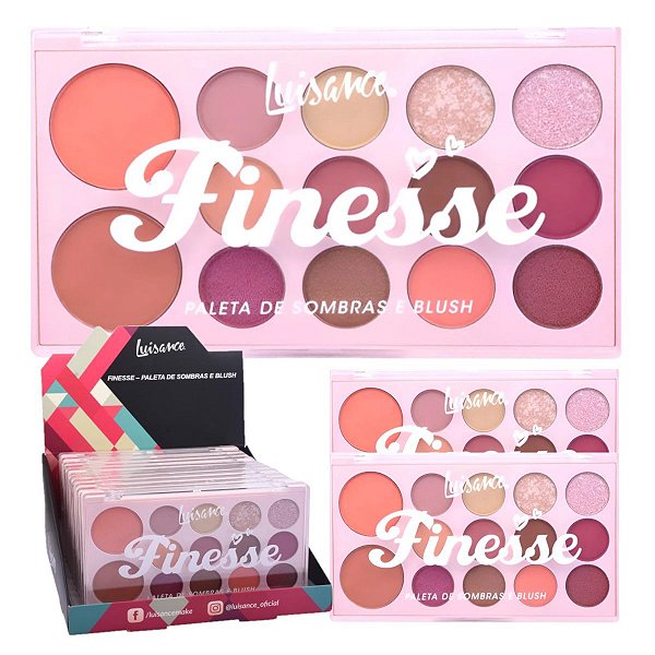 Luisance - Paleta de Sombra e Blush L1116 - 12 Und