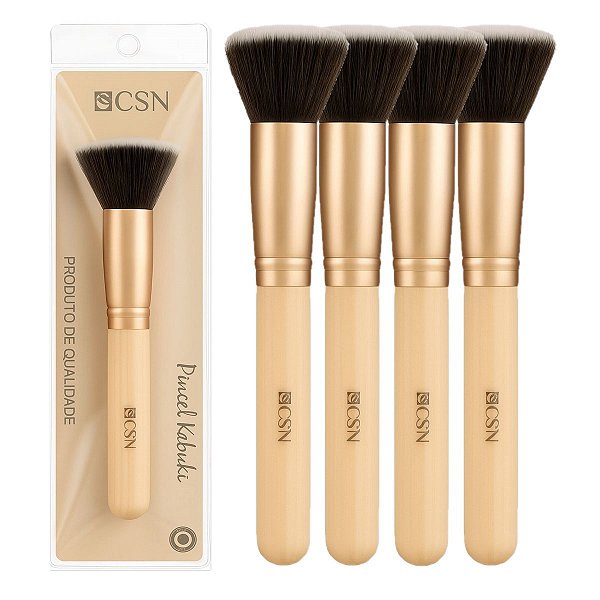 Cisne - Pincel Kabuki Reto CP32D - 12 Und