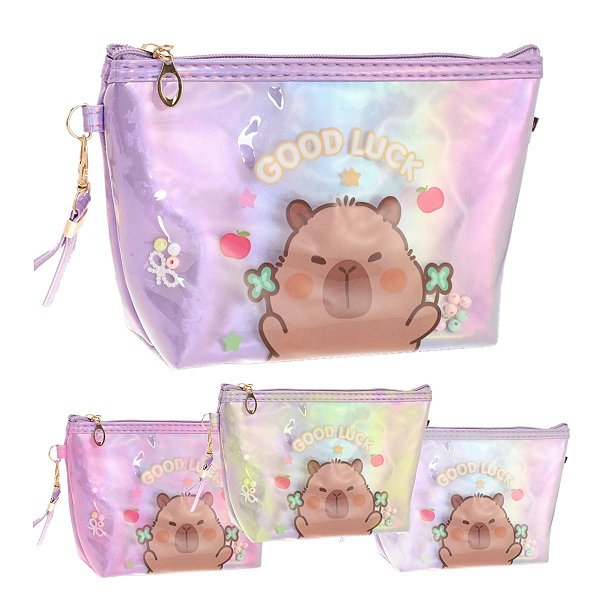 Cisne - Necessaire de Capivara Good Luck NECC02KP - 06 Und