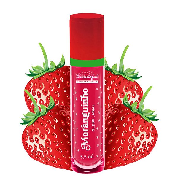 Face Beautiful - Gloss Labial Moranguinho Roll-On FB516