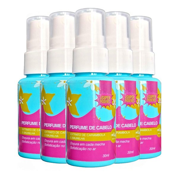 Super Poderes - Perfume de Cabelo Carambola SP100301 - 6 Und