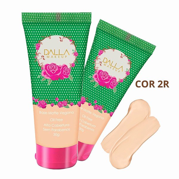 Dalla - Base Matte Vegano Peles Claras DL0904C - Cor 2R