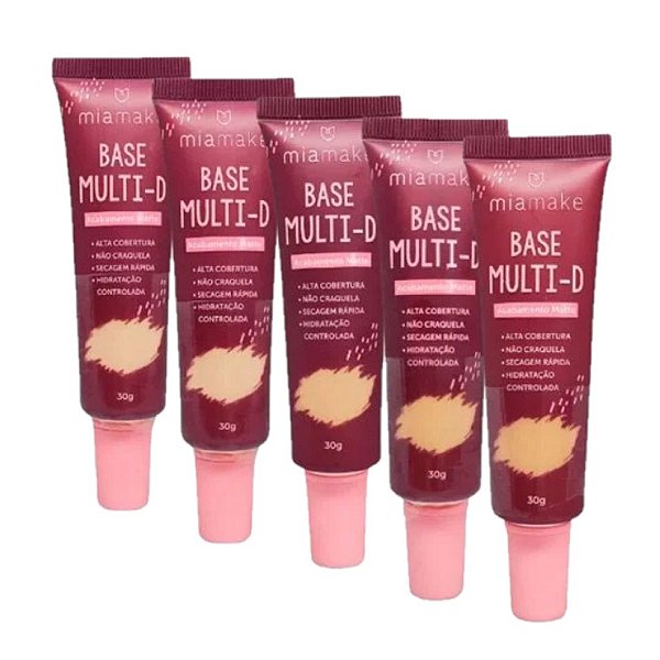 Mia Make - Base Vegana Matte Multi D 414 - 10 Und