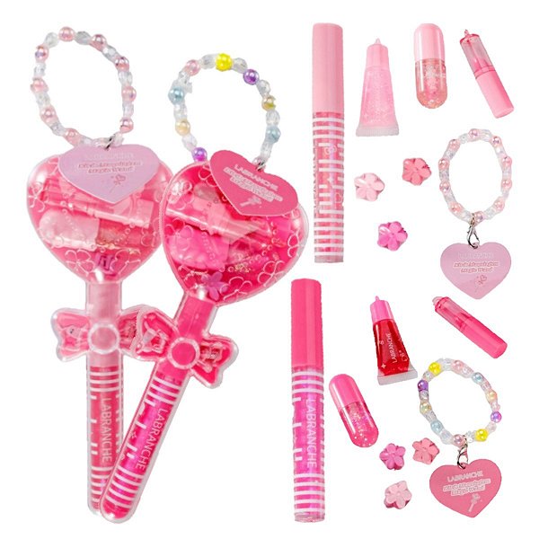 Labranche - Kit Gloss Coração c/ Pulseira LA1210 - 4 Und